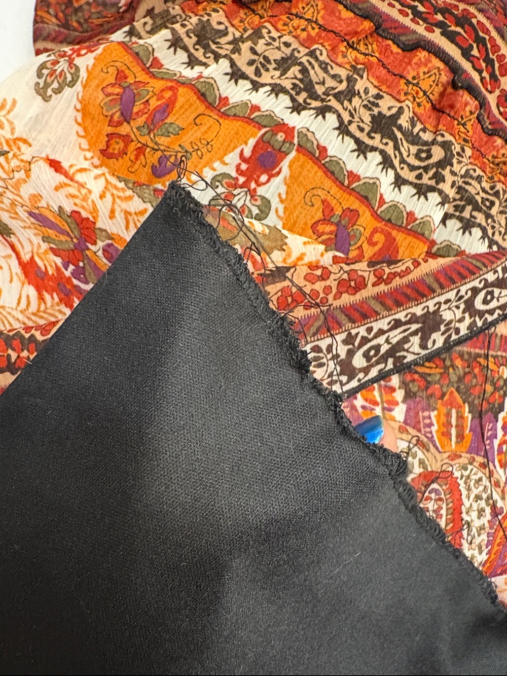 Le Chateau Multicolor Paisley Maxi Dress - Picture 10 of 10